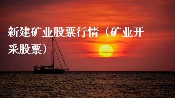 新建矿业股票行情（矿业开采股票）_https://www.qdlswl.com_外盘_第1张