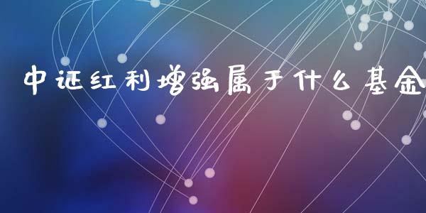 中证红利增强属于什么基金_https://www.qdlswl.com_股指_第1张