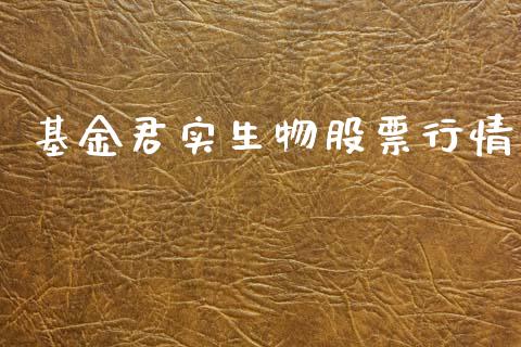 基金君实生物股票行情_https://www.qdlswl.com_外盘_第1张