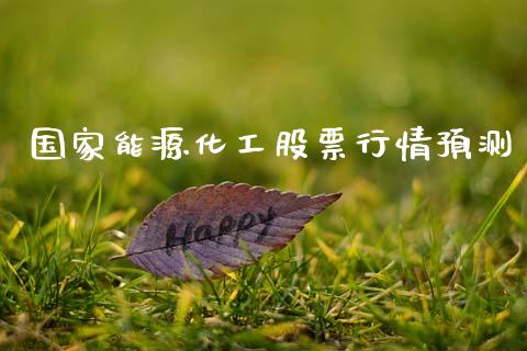国家能源化工股票行情预测_https://www.qdlswl.com_股票_第1张