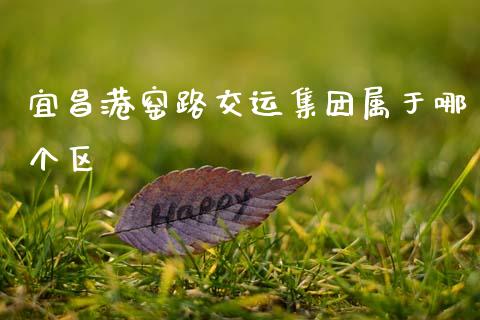 宜昌港窑路交运集团属于哪个区_https://www.qdlswl.com_直播_第1张