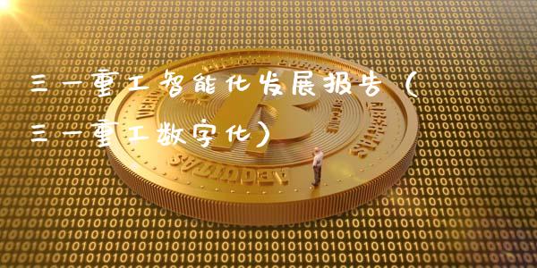 三一重工智能化发展报告（三一重工数字化）_https://www.qdlswl.com_外盘_第1张