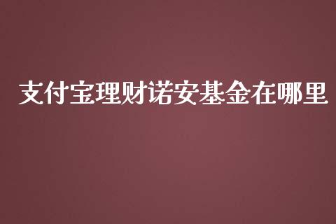 支付宝理财诺安基金在哪里_https://www.qdlswl.com_基金_第1张