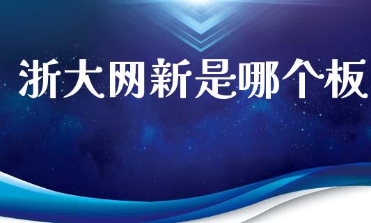 浙大网新是哪个板_https://www.qdlswl.com_期货_第1张