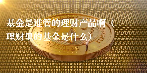 基金是谁管的理财产品啊（理财里的基金是什么）_https://www.qdlswl.com_基金_第1张