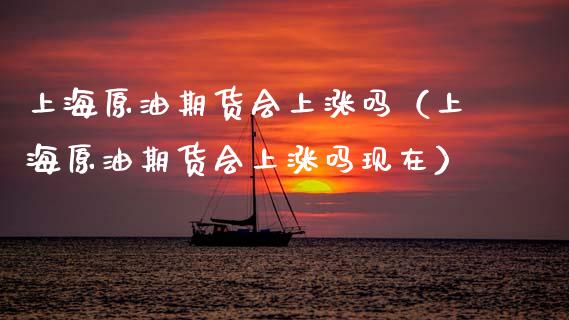 上海原油期货会上涨吗（上海原油期货会上涨吗现在）_https://www.qdlswl.com_期货_第1张
