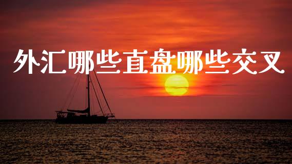 外汇哪些直盘哪些交叉_https://www.qdlswl.com_理财_第1张