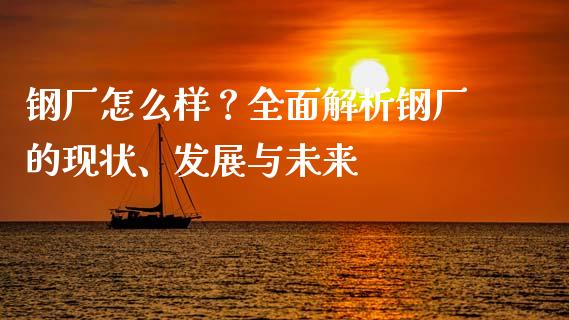 钢厂怎么样？全面解析钢厂的现状、发展与未来_https://www.qdlswl.com_基金_第1张
