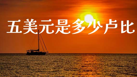 五美元是多少卢比_https://www.qdlswl.com_基金_第1张