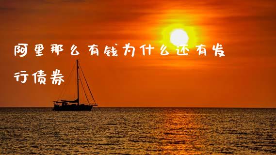 阿里那么有钱为什么还有发行债券_https://www.qdlswl.com_股指_第1张