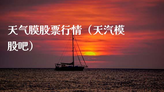 天气膜股票行情（天汽模 股吧）_https://www.qdlswl.com_内盘_第1张