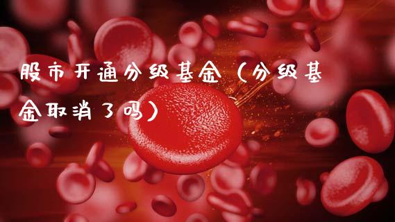 股市开通分级基金（分级基金取消了吗）_https://www.qdlswl.com_基金_第1张