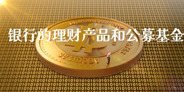 银行的理财产品和公募基金_https://www.qdlswl.com_理财_第1张