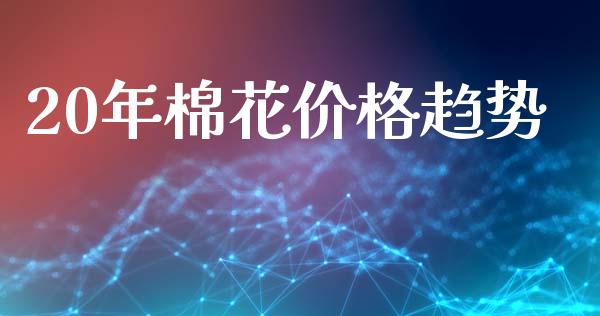 20年棉花价格趋势_https://www.qdlswl.com_期货_第1张