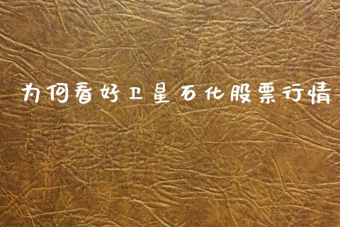 为何看好卫星石化股票行情_https://www.qdlswl.com_内盘_第1张