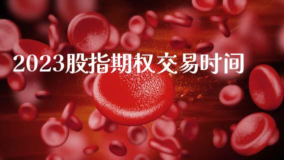 2023股指期权交易时间_https://www.qdlswl.com_股指_第1张