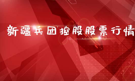 新疆兵团控股股票行情_https://www.qdlswl.com_外盘_第1张