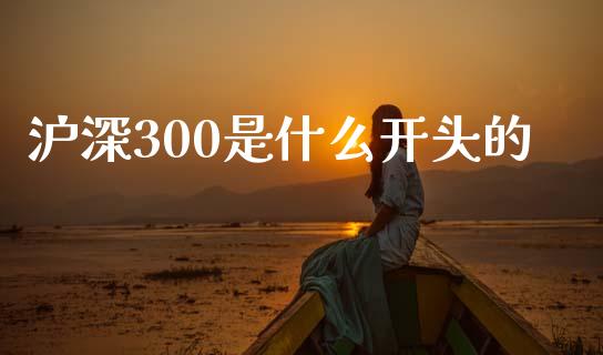 沪深300是什么开头的_https://www.qdlswl.com_期货_第1张