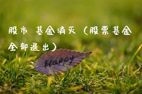 股市 基金消灭（股票基金全部退出）_https://www.qdlswl.com_基金_第1张