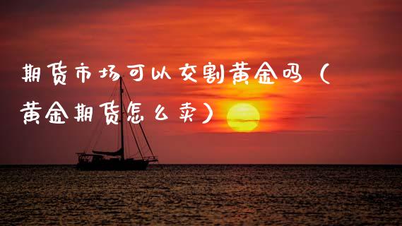 期货市场可以交割黄金吗（黄金期货怎么卖）_https://www.qdlswl.com_期货_第1张