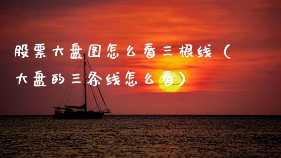 股票大盘图怎么看三根线（大盘的三条线怎么看）_https://www.qdlswl.com_外盘_第1张
