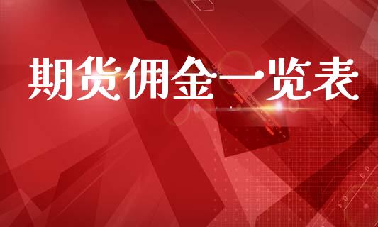 期货佣金一览表_https://www.qdlswl.com_股指_第1张