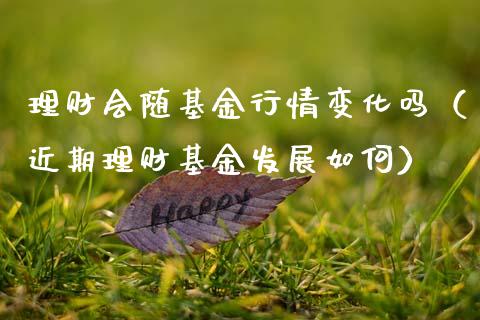 理财会随基金行情变化吗（近期理财基金发展如何）_https://www.qdlswl.com_理财_第1张