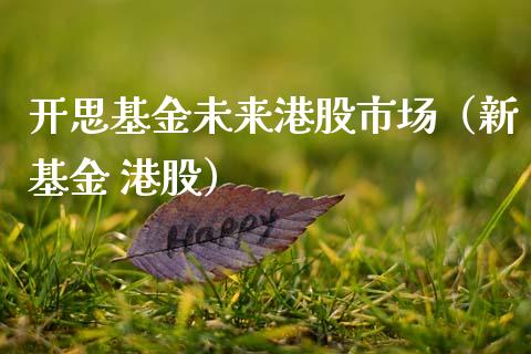 开思基金未来港股市场（新基金 港股）_https://www.qdlswl.com_基金_第1张