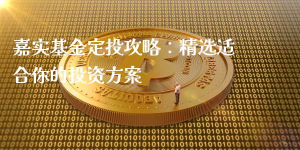 嘉实基金定投攻略：精选适合你的投资方案_https://www.qdlswl.com_内盘_第1张