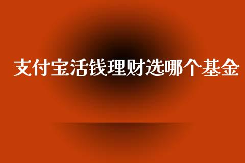 支付宝活钱理财选哪个基金_https://www.qdlswl.com_基金_第1张