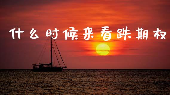 什么时候来看跌期权_https://www.qdlswl.com_基金_第1张