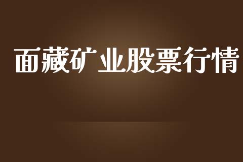 面藏矿业股票行情_https://www.qdlswl.com_外盘_第1张