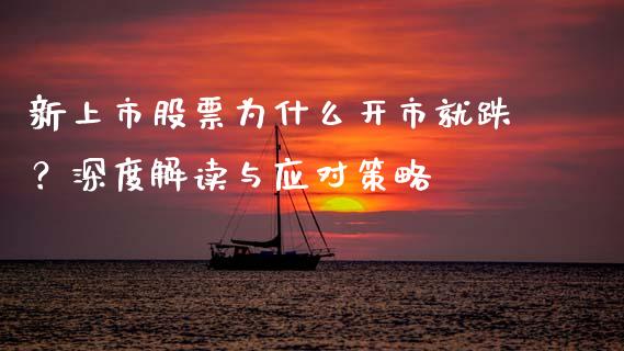 新上市股票为什么开市就跌？深度解读与应对策略_https://www.qdlswl.com_外盘_第1张