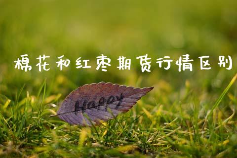 棉花和红枣期货行情区别_https://www.qdlswl.com_直播_第1张
