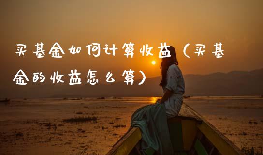 买基金如何计算收益（买基金的收益怎么算）_https://www.qdlswl.com_基金_第1张