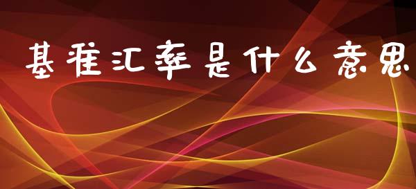 基准汇率是什么意思_https://www.qdlswl.com_股票_第1张