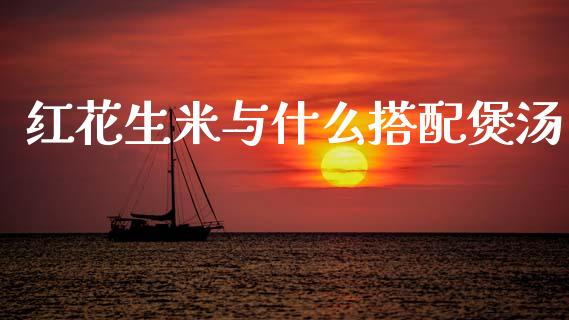 红花生米与什么搭配煲汤_https://www.qdlswl.com_股指_第1张