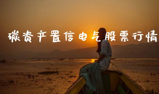 碳资产置信电气股票行情_https://www.qdlswl.com_外盘_第1张