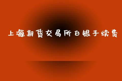 上海期货交易所白银手续费_https://www.qdlswl.com_股指_第1张