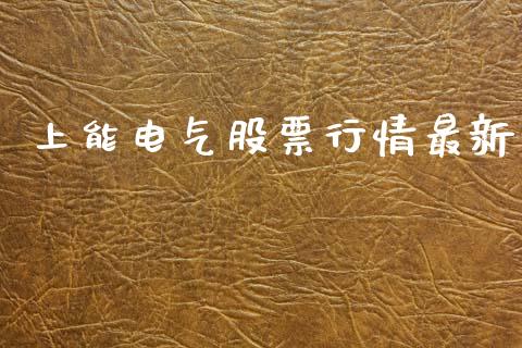 上能电气股票行情最新_https://www.qdlswl.com_股票_第1张