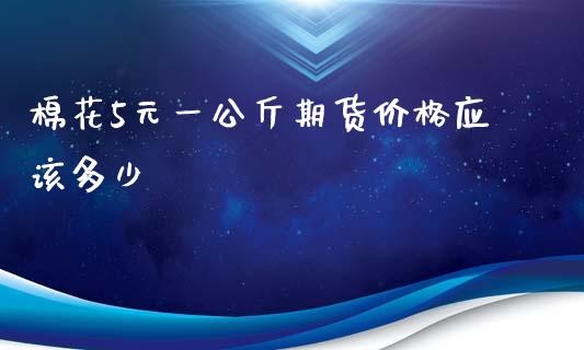 棉花5元一公斤期货价格应该多少_https://www.qdlswl.com_股指_第1张