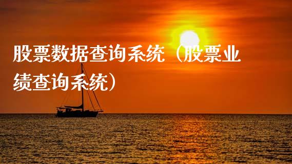 股票数据查询系统（股票业绩查询系统）_https://www.qdlswl.com_内盘_第1张