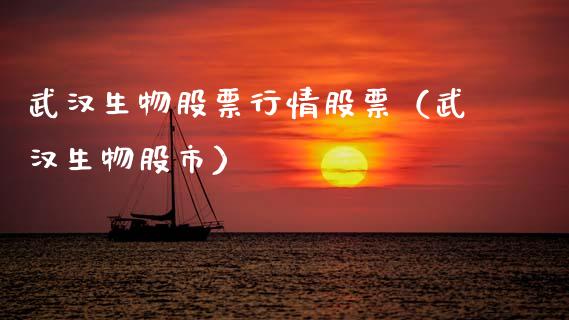 武汉生物股票行情股票（武汉生物股市）_https://www.qdlswl.com_内盘_第1张