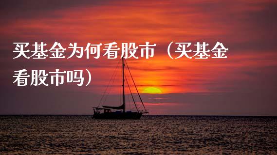 买基金为何看股市（买基金看股市吗）_https://www.qdlswl.com_基金_第1张