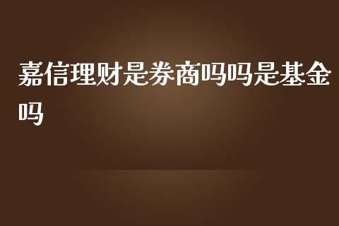 嘉信理财是券商吗吗是基金吗_https://www.qdlswl.com_理财_第1张