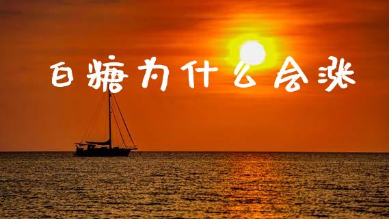 白糖为什么会涨_https://www.qdlswl.com_基金_第1张