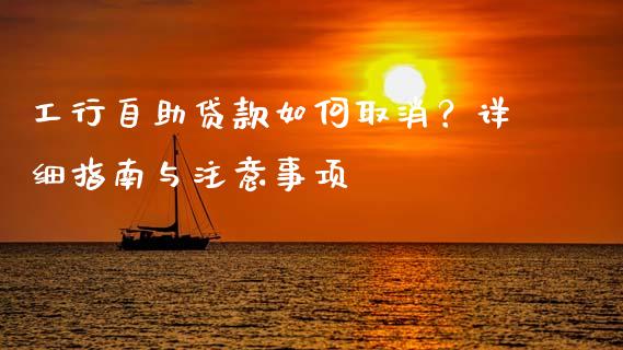 工行自助贷款如何取消？详细指南与注意事项_https://www.qdlswl.com_直播_第1张