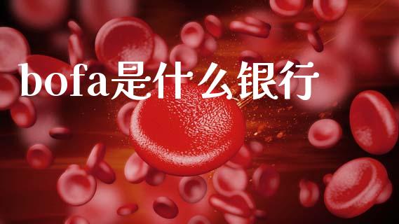 bofa是什么银行_https://www.qdlswl.com_期货_第1张