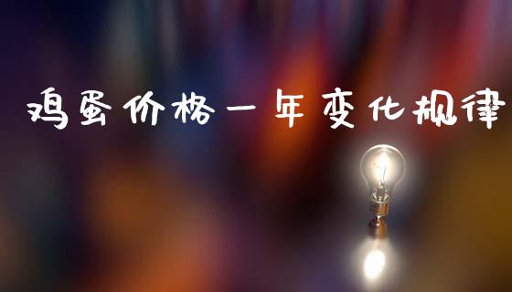 鸡蛋价格一年变化规律_https://www.qdlswl.com_期货_第1张