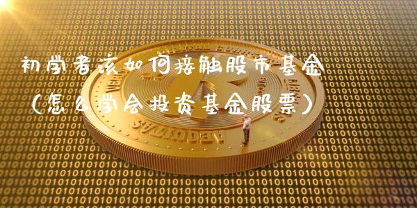 初学者该如何接触股市基金（怎么学会投资基金股票）_https://www.qdlswl.com_理财_第1张